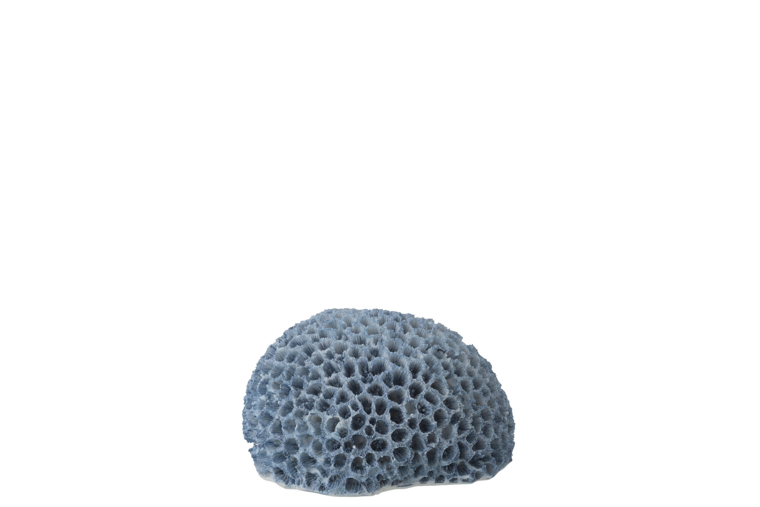 DEKOOBJEKT KORALLE (3ER SET) - Blau, Glas/Naturmaterialien (13/9/16cm) - J-Line