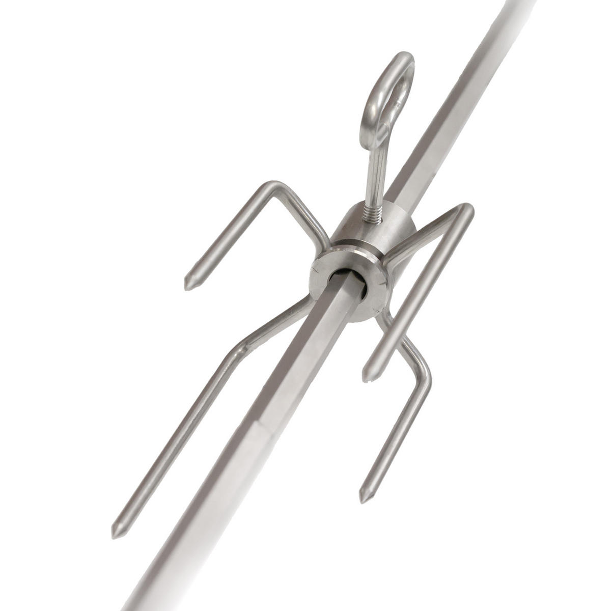 GASGRILL BLACK 4+1 Set mit Drehspieß - Schwarz, Metall (140/115/50cm) - TAINO