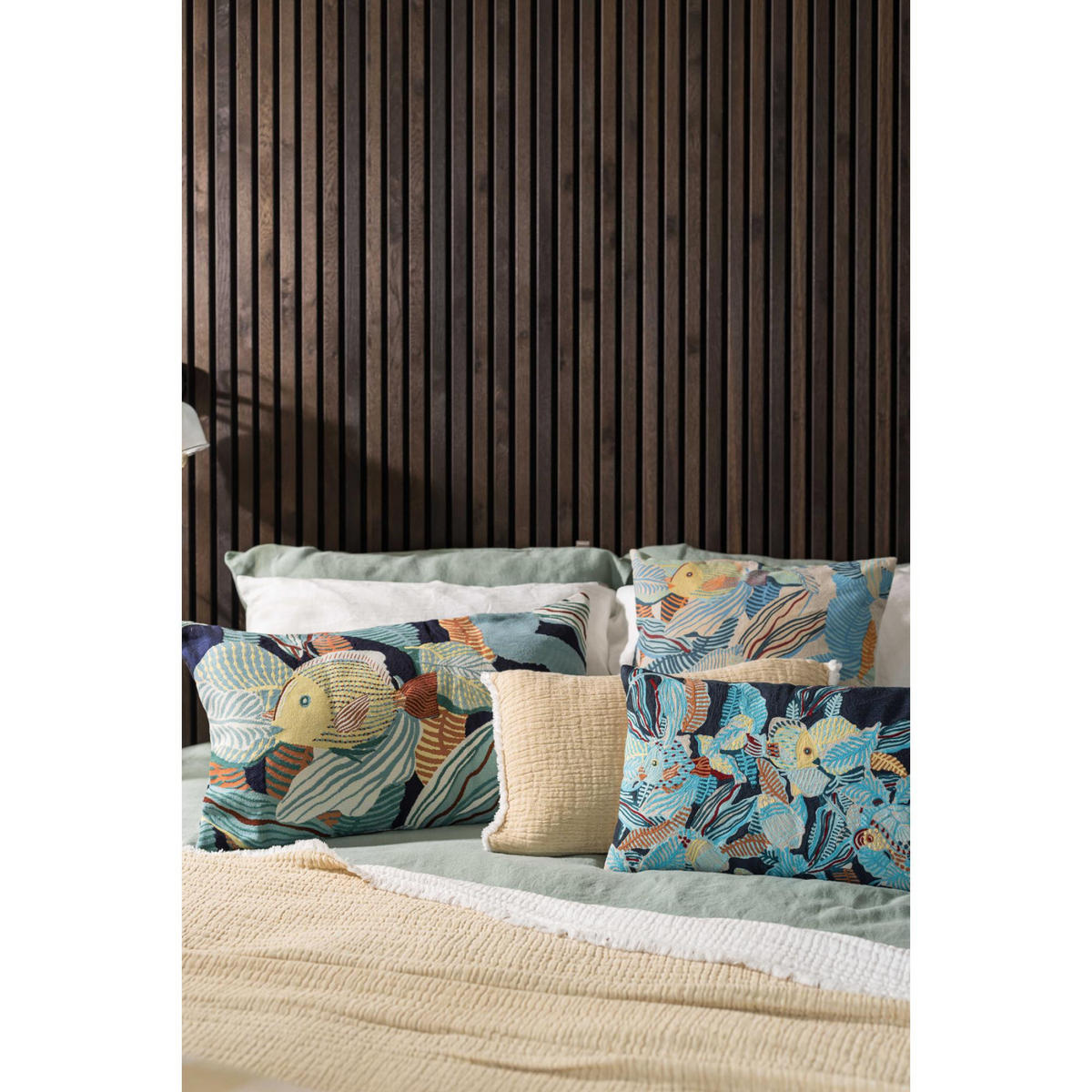 ÜBERWURF Emilio mirabelle 240 x 260 cm - Beige, Textil (240/260cm) - Vivaraise