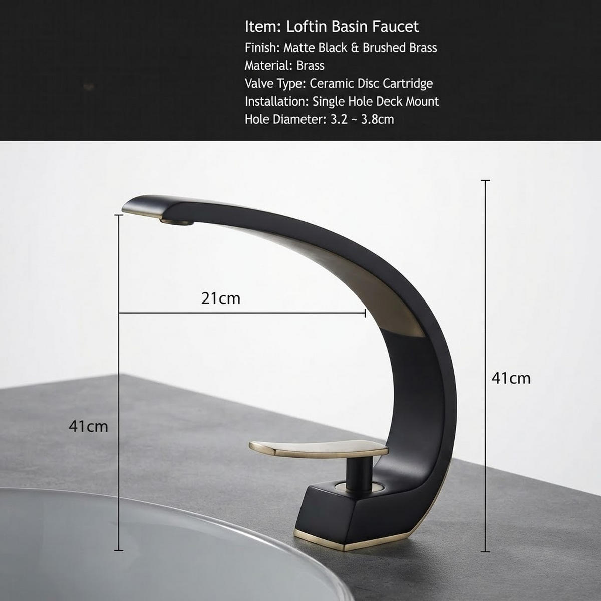 BADEZIMMERARMATUR，34 × 19 × 7 cm，Goldener, - Roségold, Metall (34/7/19cm) - Vallsero