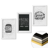 WANDBILDER 3er-Set - 20x30 cm Weißer Rahmen - Grafiken, Lebensmittel, kulinarische Slogans - Weiß, Kunststoff (20/30cm) - ArtPrintCave