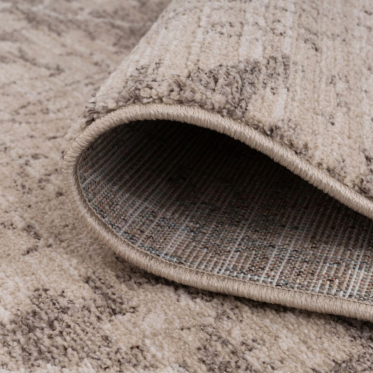 VINTAGE-TEPPICH Ikaro Leonie Beige - Beige, Textil (160/231cm) - Kukoon Rugs