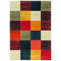 DESIGNER TEPPICH MAUI MODERN KARO - Multicolor, Textil (160/230cm) - Pergamon