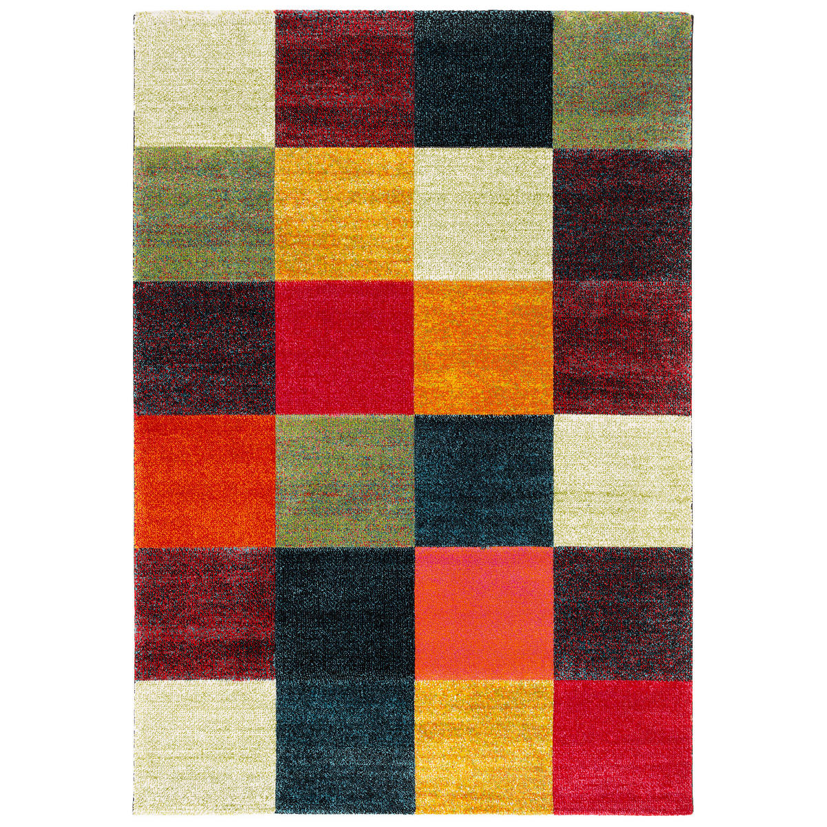 DESIGNER TEPPICH MAUI MODERN KARO - Multicolor, Textil (160/230cm) - Pergamon