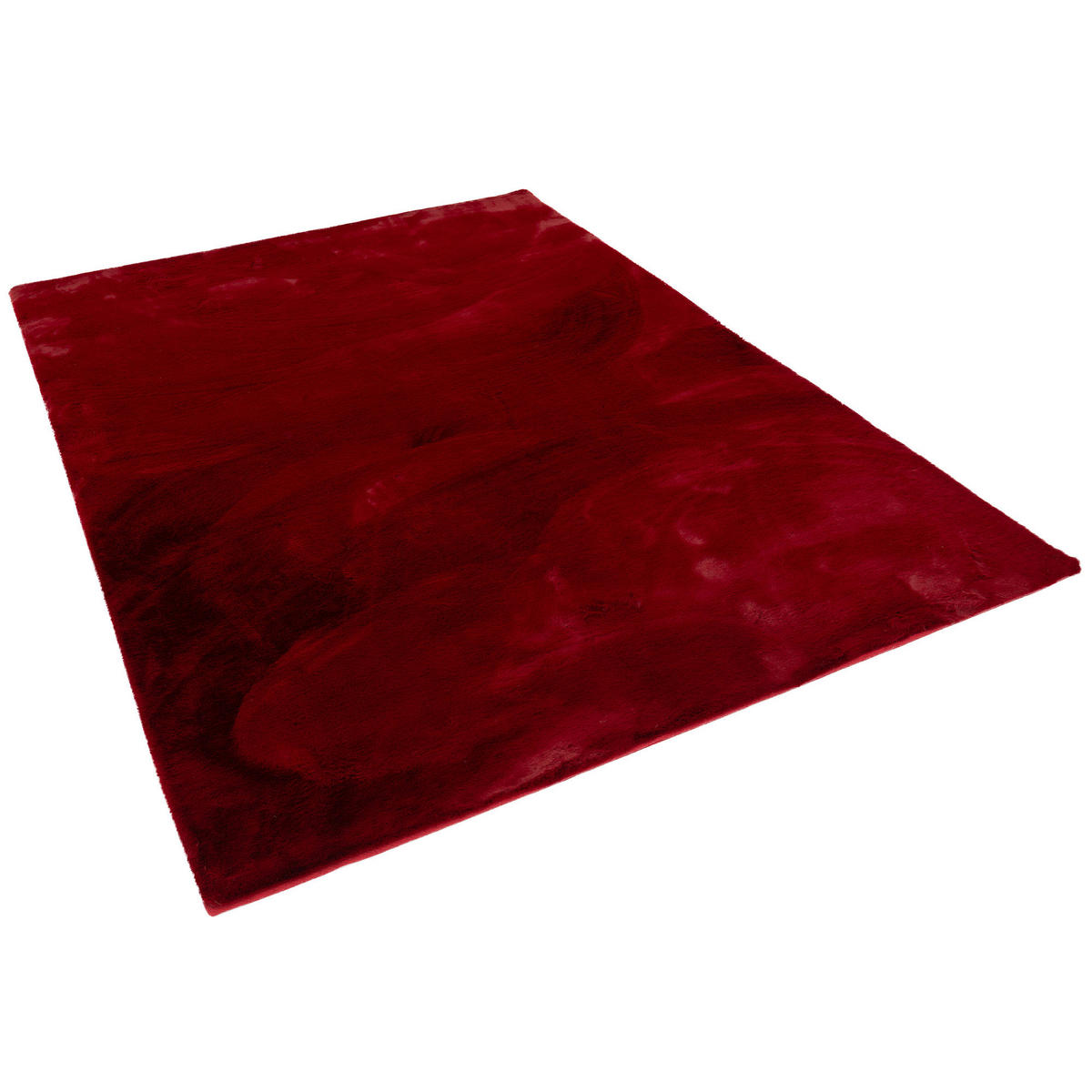 FELLTEPPICH LUXUS SUPER SOFT PLUSH - Rot, Textil (120/170cm) - Pergamon
