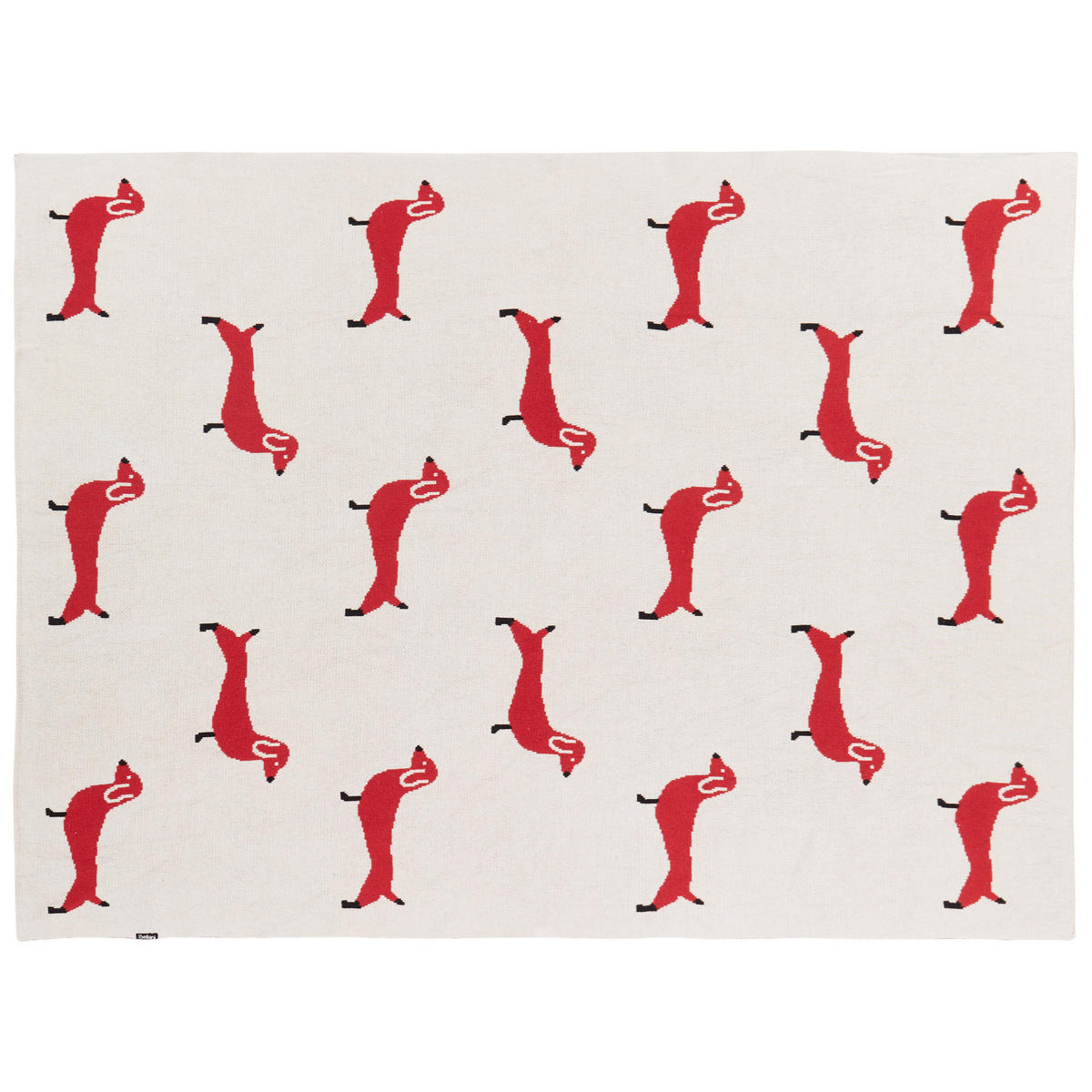 PŘIKRÝVKA Bavlna 130/170 cm Béžová Reerh - černá/béžová, textil (130/170cm) - Beliani
