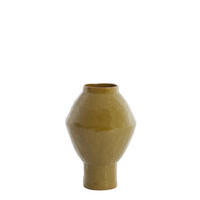 VAZE Vasora Grün 22.5/22.5/33 cm - Grün, Keramik (33cm) - Light & Living