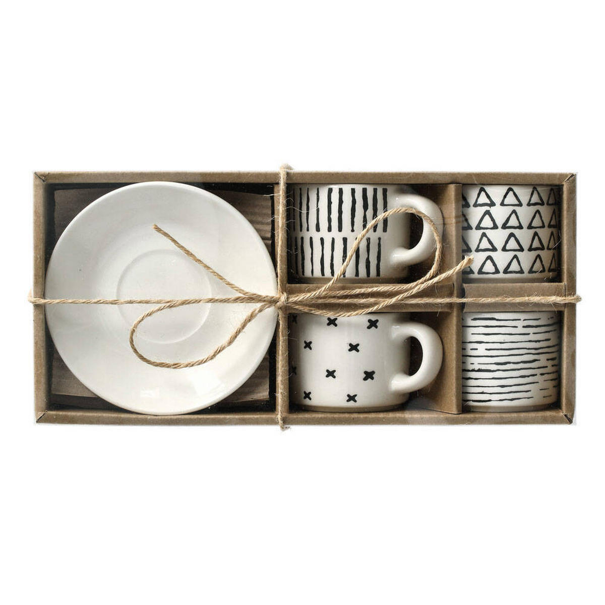ESPRESSOTASSEN 60 ml 8-teilig - Weiß, Keramik (70L)