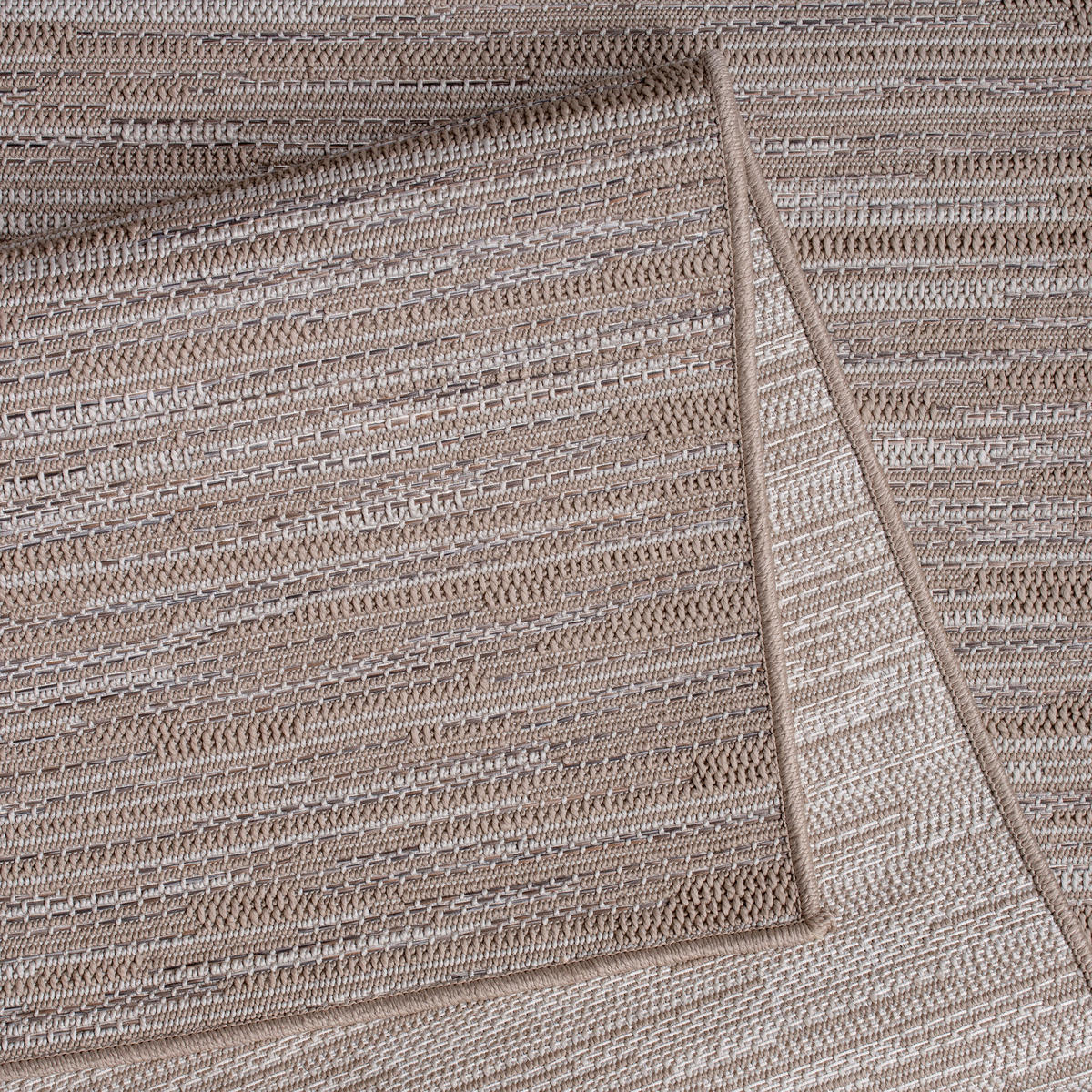OUTDOORTEPPICH 150/150 cm Vermont 193 - Beige, Textil (150/150cm) - Paco Home