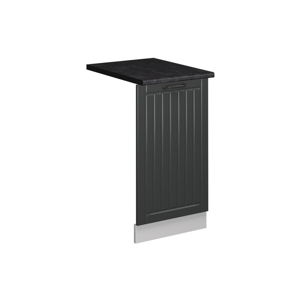 DISKMASKINENS FRONTPANEL Fame-Line Antracit hus p&aring; landet 45 cm , AP Antracit M&ouml;rkgr&aring;, Vit 81.8/45/60 cm
