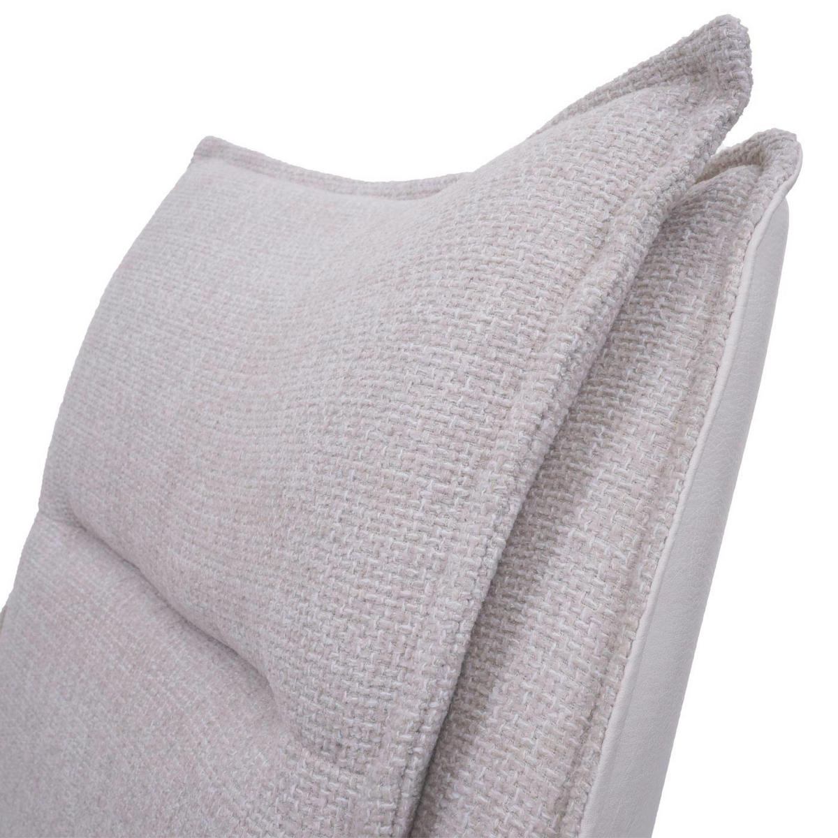 JÍDELNÍ ŽIDLE Krémově bílá - bílá/béžová, textil (52/92/52cm) - MCW