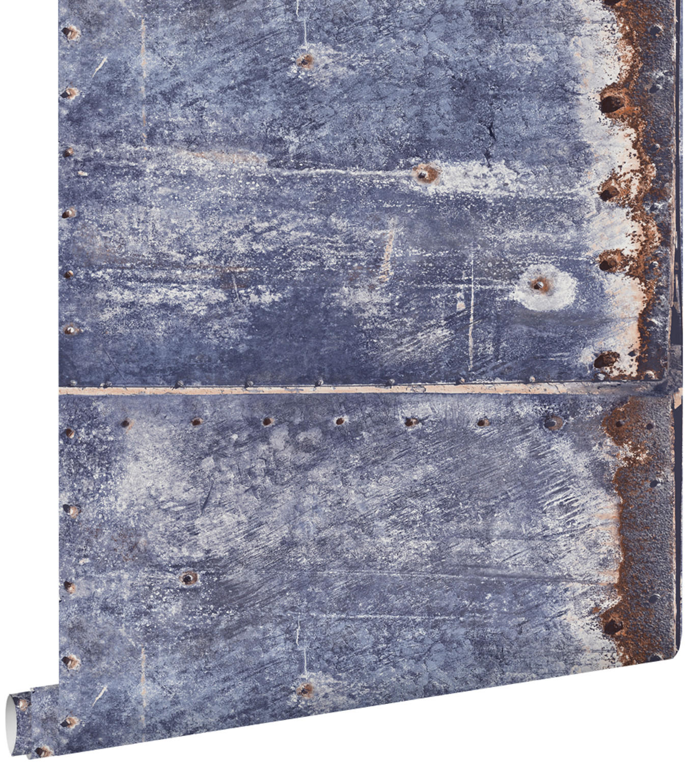 TAPETE Metallplatten 53 cm x 10.05 m - Braun, Papier (53/1000cm) - ESTAhome