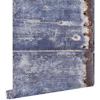 TAPETE Metallplatten 53 cm x 10.05 m - Braun, Papier (53/1000cm) - ESTAhome