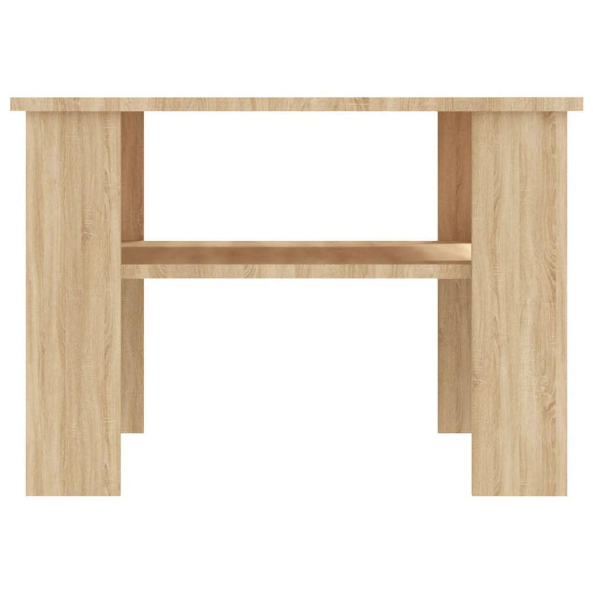 COUCHTISCH Sonoma-Eiche 60x60x42 cm Holzwerkstoff - Hellbraun, Holzwerkstoff (60/60/42cm) - furnicato