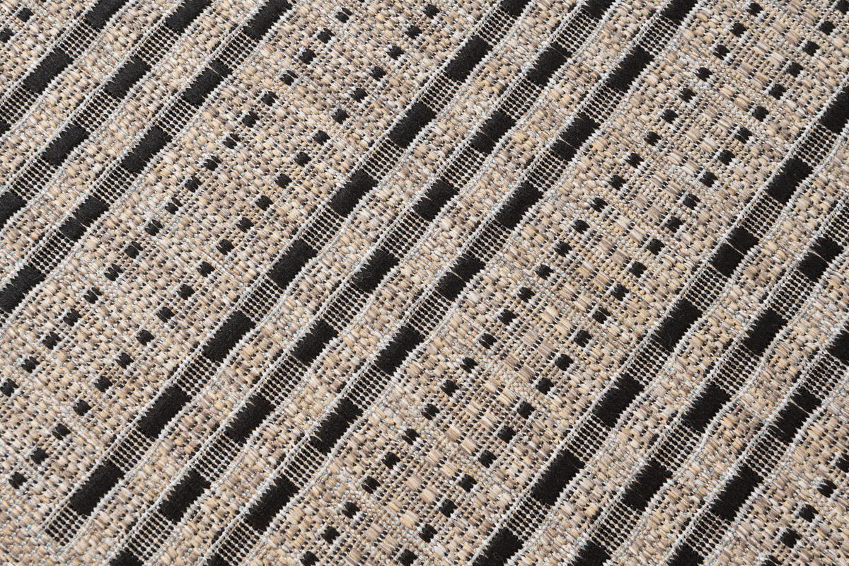 LÄUFER MELISSA Braun Gestreift Modern 70/900 cm - Braun, Textil (70/900cm) - Tapiso