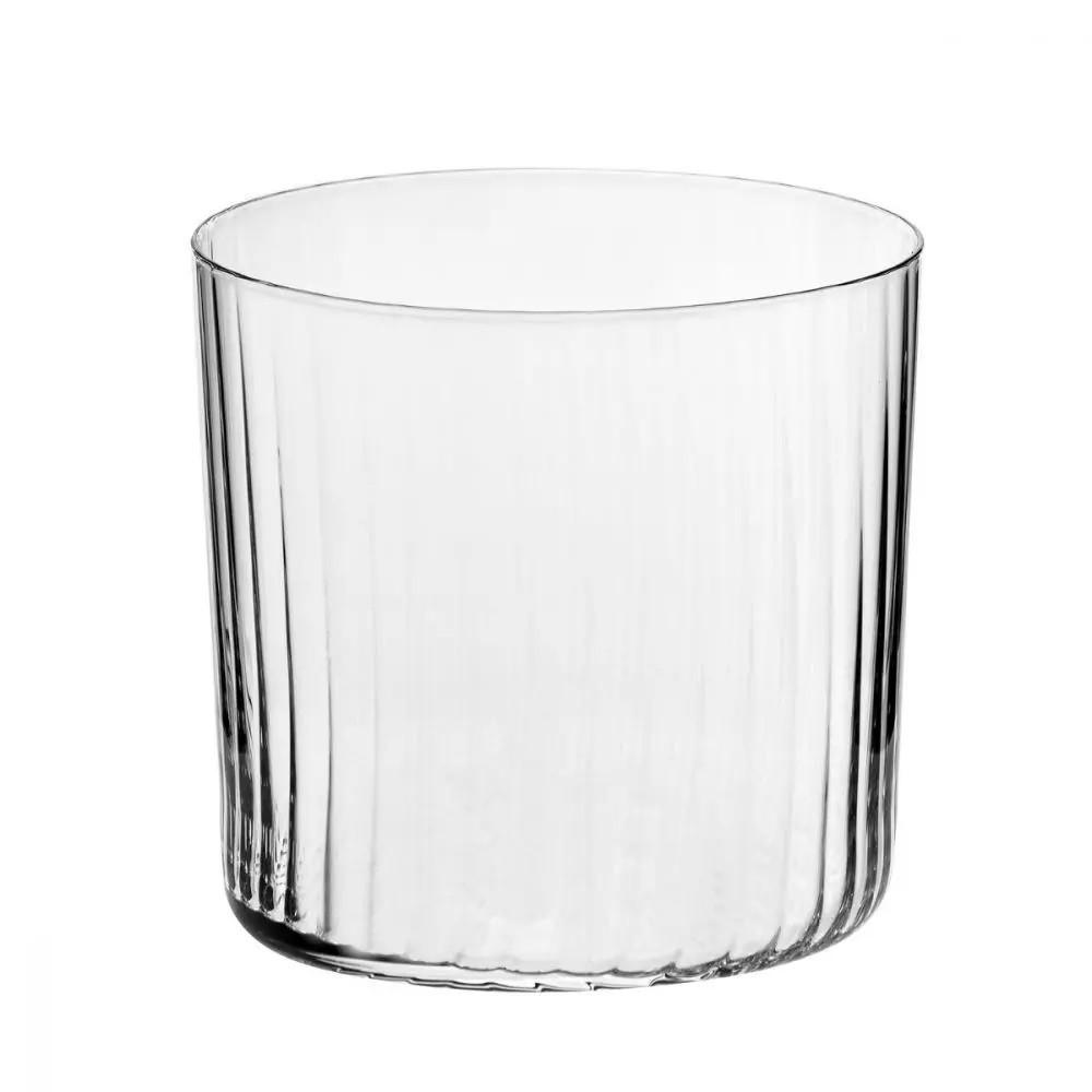 GLÄSER MIT VERTIKALOPTIK, 6er-Set, 410 ml - Transparent, Glas (0.41L)