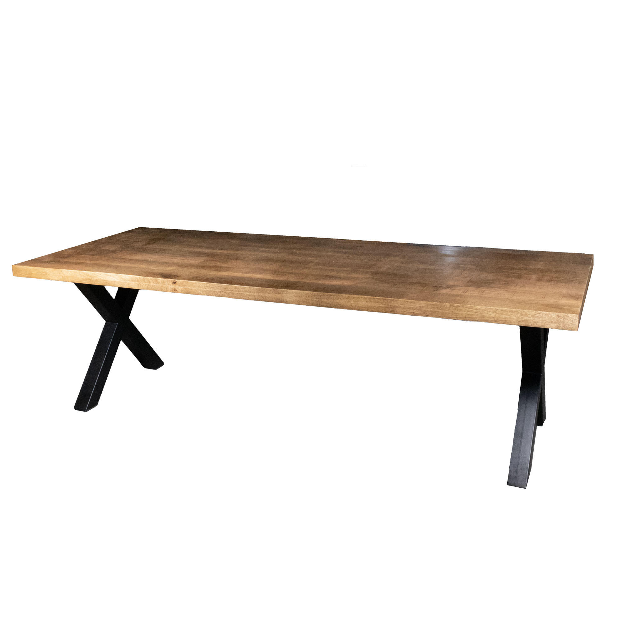 ESSTISCH aus Mangoholz 240cm, natürlich - Braun, Holz (240/100/76cm) - Giga Meubel