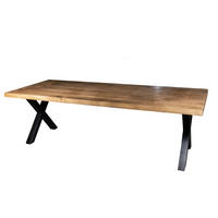 ESSTISCH aus Mangoholz 240cm, natürlich - Braun, Holz (240/100/76cm) - Giga Meubel