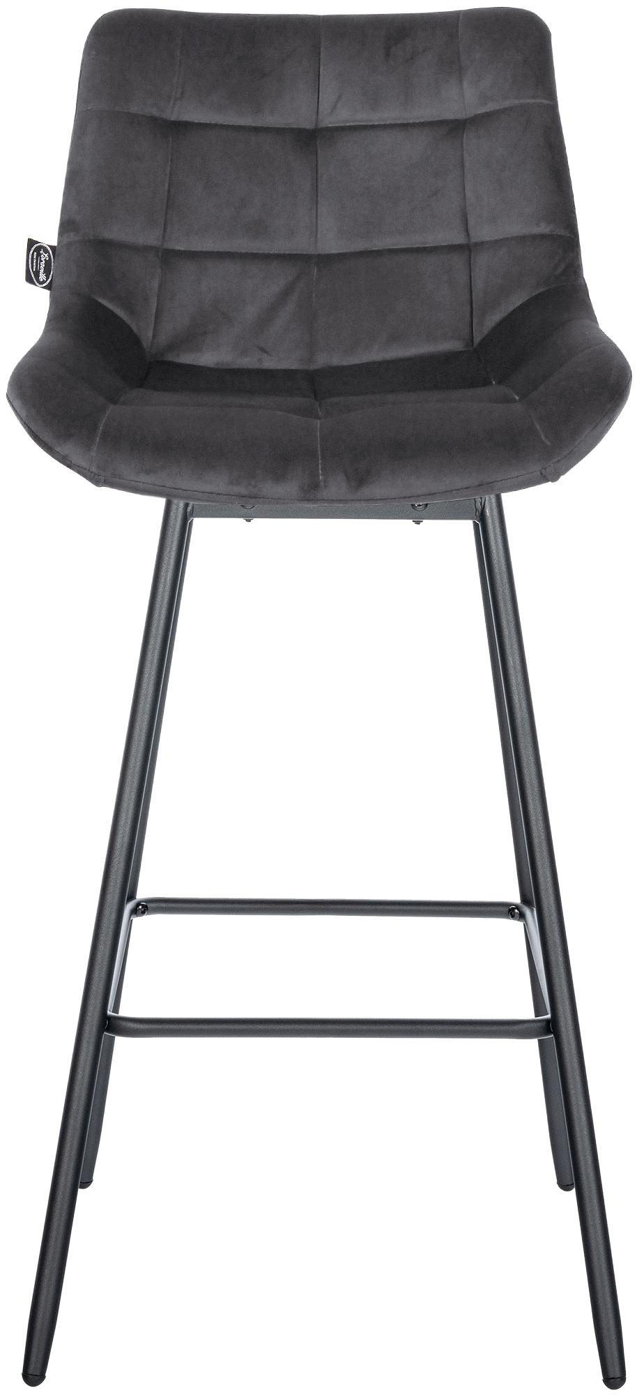 Deluke Barhocker Dunkelgrau 49x105x56 cm