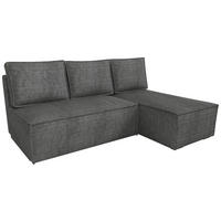 ECKSOFA Hector mit Schlaffunktion Grau Cord - Grau, Textil (200/141cm) - Bromarkt