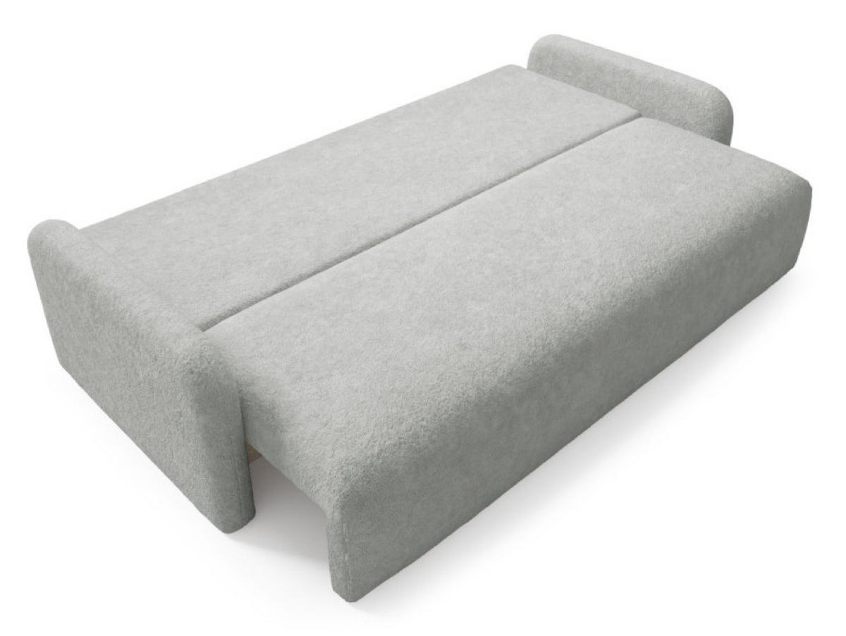 SOFA Grau RAVI Mit Bettkasten Fredo 30 - Grau, Textil (218/90/88cm) - Sepro Meble