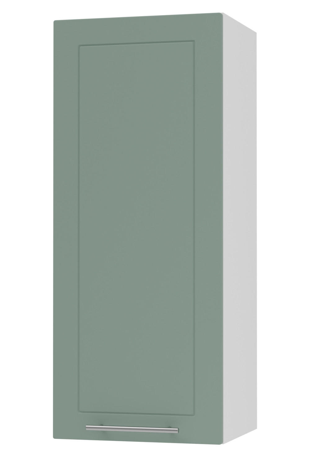 Feldmann-Wohnen Küchenhängeschrank Mintgrün, Weiß 40x96x32.5 cm