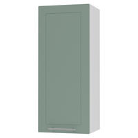 KÜCHENHÄNGESCHRANK Kvantum W4/40 Mint Matt / Weiß Matt 40 / 32,5 / 96cm - Weiß/Mintgrün, Holz/Holzwerkstoff (40/96/32.5cm) - Feldmann-Wohnen