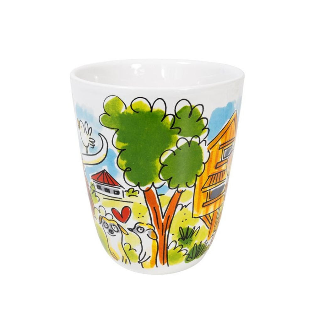 BECHER Go Wild Beekse Bergen in Bunt - 350 ml - Multicolor, Keramik (0.35L) - Blond Amsterdam