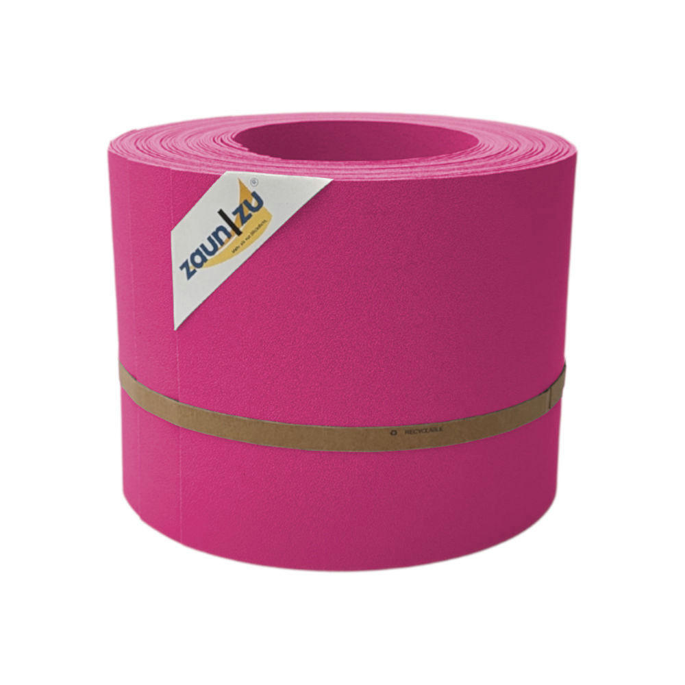 SICHTSCHUTZSTREIFEN PP Sichtschutzstreifen Doppelstabzaun Pink,10x 2,55m - Pink, Kunststoff (2550/19cm) - ZAUN|ZU
