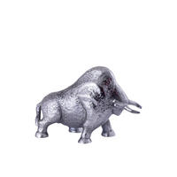 SKULPTUR Ebeny Schwarz 23/9/12cm - Schwarz, Metall (9/12/23cm) - PTMD Collection