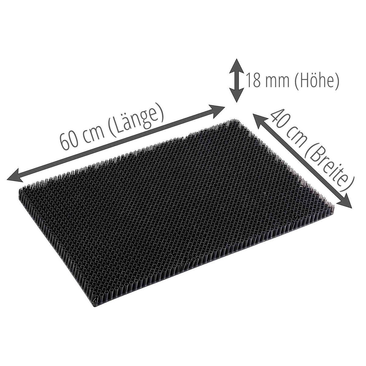 SCHMUTZFANGMATTE AUßEN SEASON - Anthrazit, Textil (40/60cm) - Astra