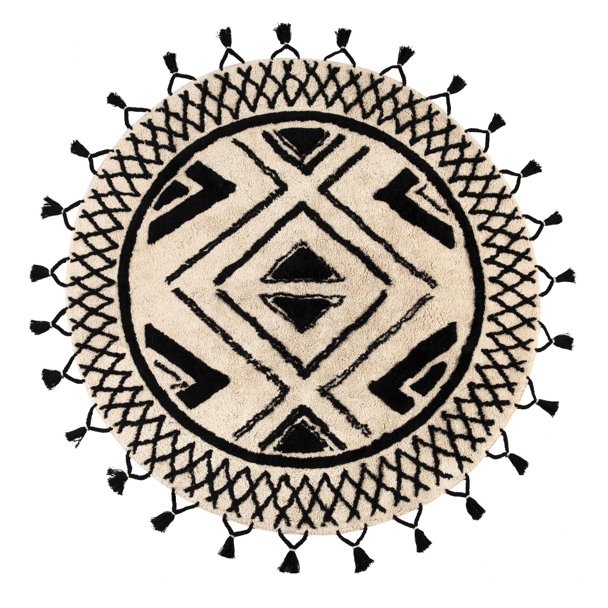TEPPICH Sami umbra diameter 160 cm - Grau, Textil (160/160cm) - Vivaraise
