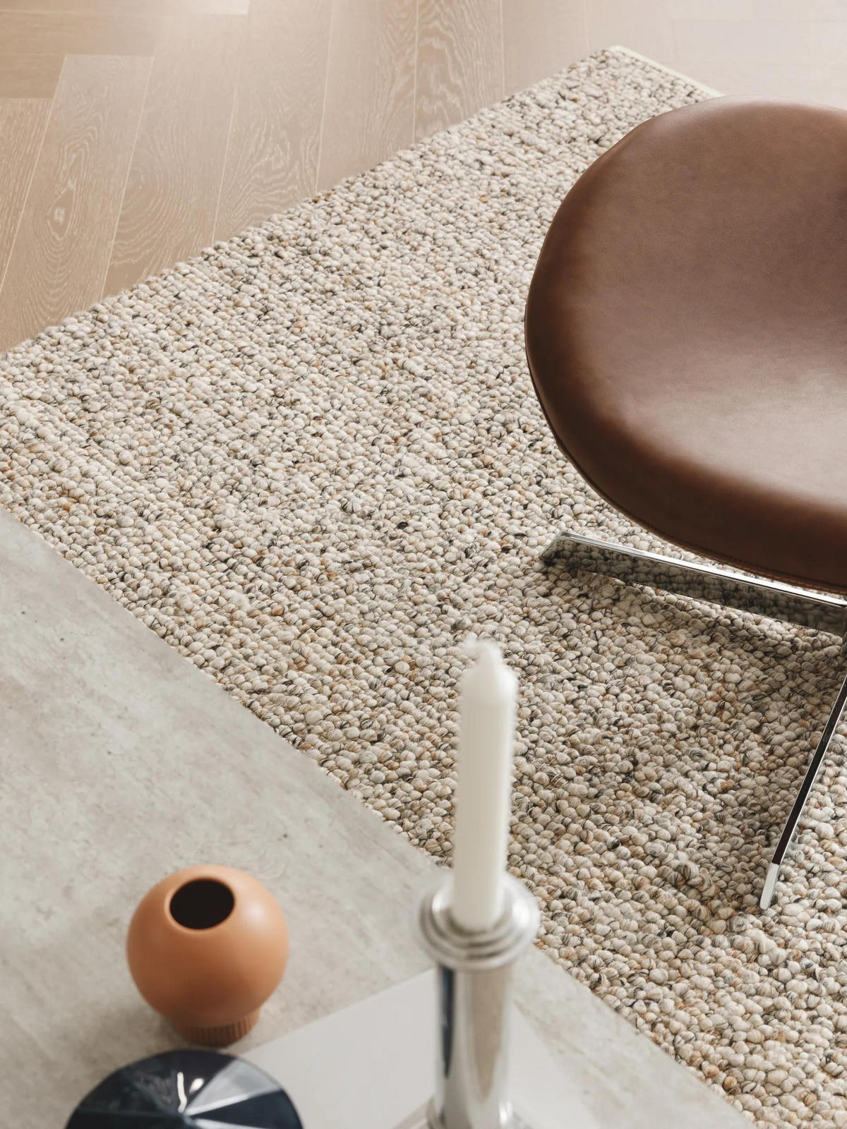 WOLLTEPPICH Patch Multicolor 120x170 cm - Multicolor, Textil (120/170cm) - benuta Pure