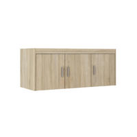 AUFSATZSCHRANK Storicos Sonoma Eiche 133/55,5/53 cm - 3T Modern - Beige, Holzwerkstoff/Kunststoff (133/55/53cm) - AX Living