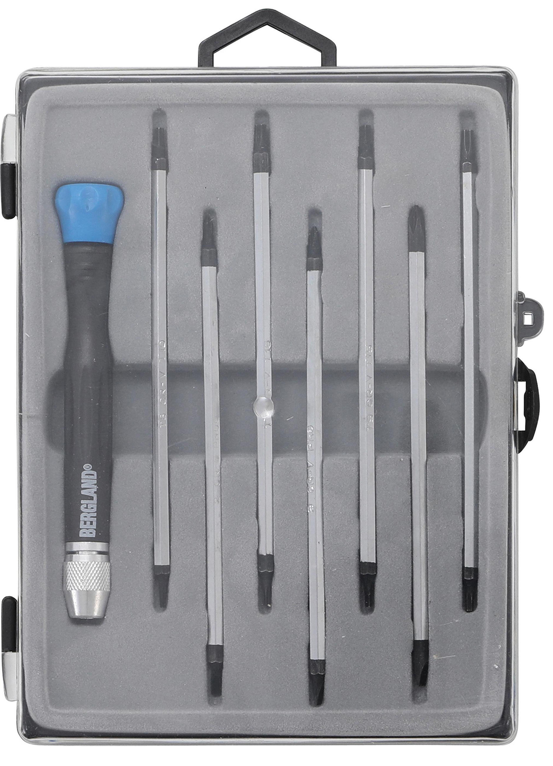 SCHRAUBENDREHER-SATZ FÜR ELEKTRONIKER | 8-TLG. - Multicolor, Kunststoff/Metall (1/1cm) - BGS technic