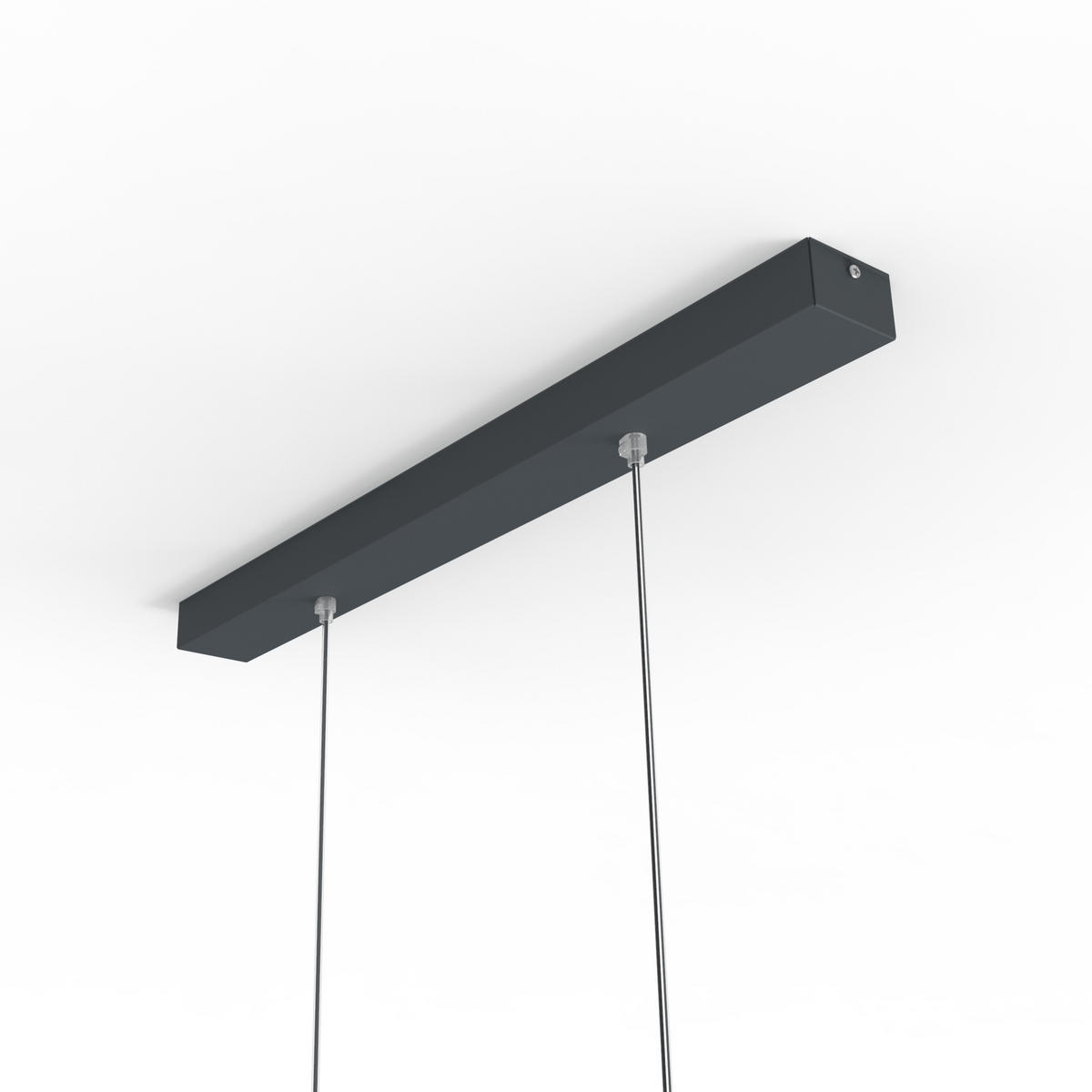 HÄNGELEUCHTE - Anthrazit, Metall (55/25/55cm) - Lumicom