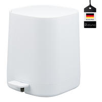 KOSMETIKEIMER VALONA, Kunststoff, weiß - Weiß, Kunststoff (21/25.5/24cm) - eluno