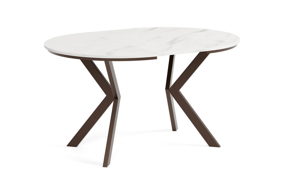 ESSTISCH EVO mit Felge - Multicolor/Weiß, Holzwerkstoff/Metall (100/100/76cm) - Meblini