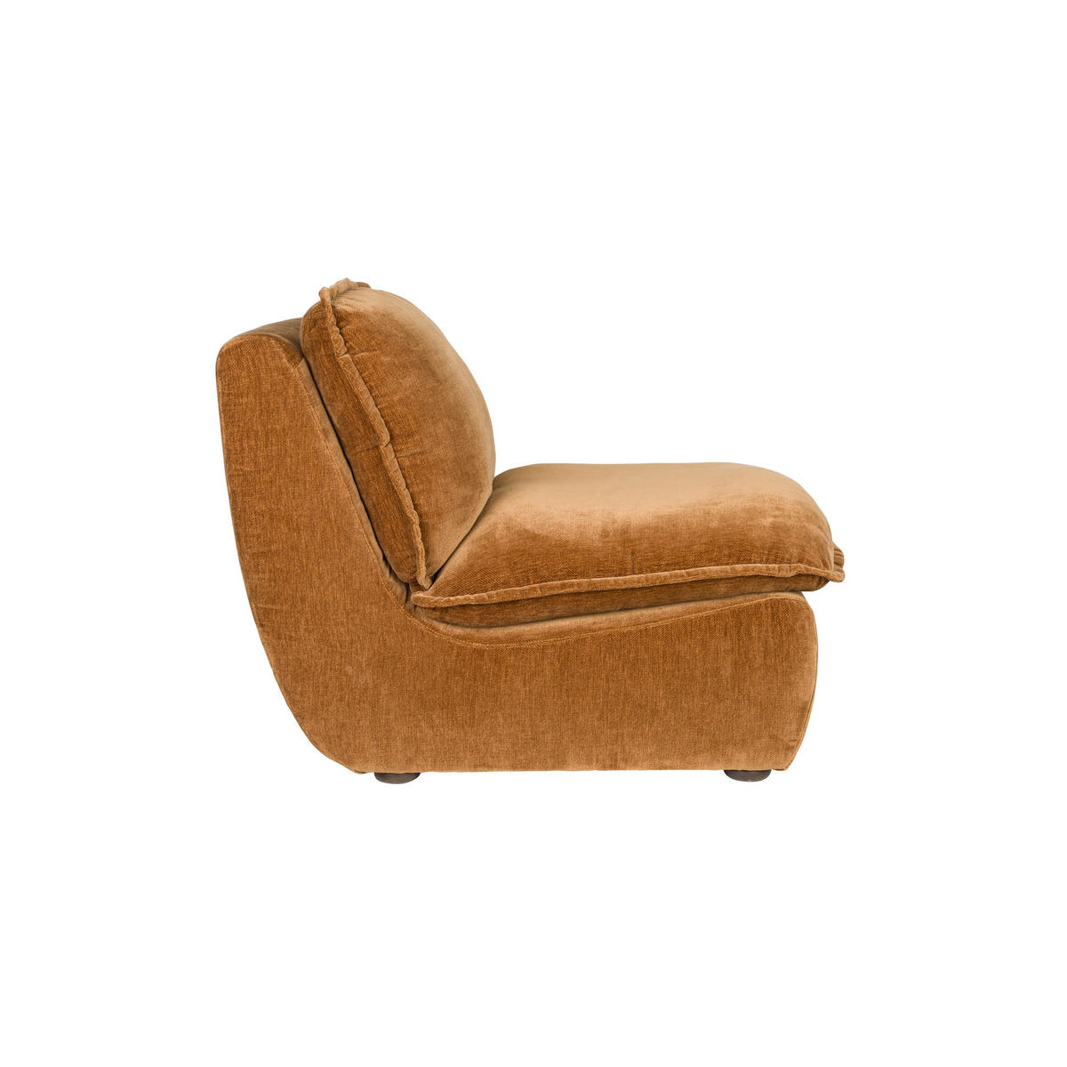 SESSEL Radley Cognac - Braun, Kunststoff (82/83/100cm) - Dutchbone