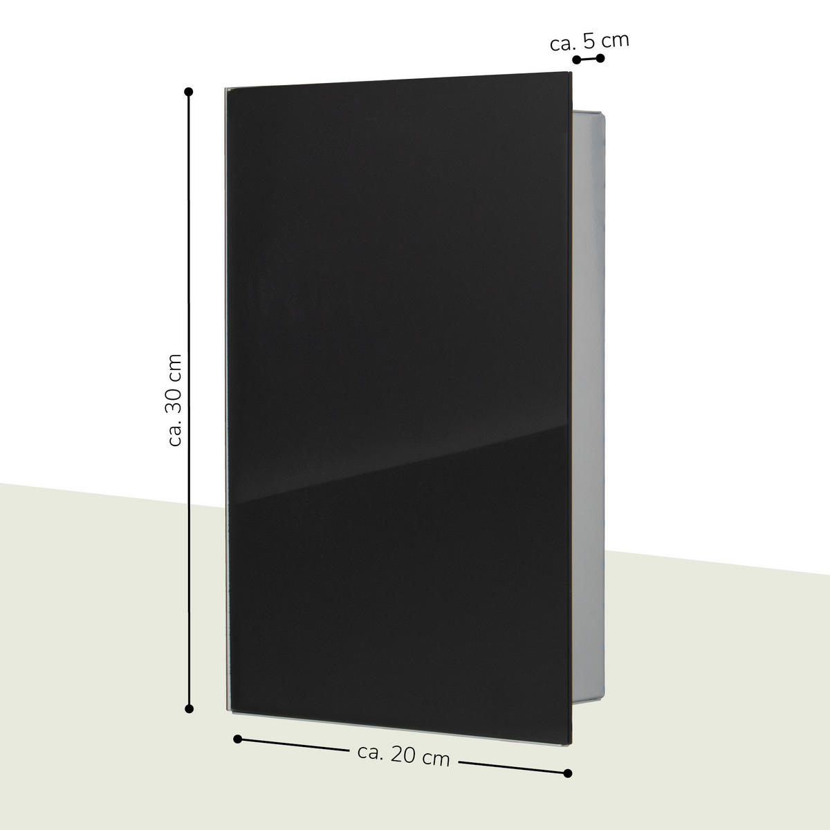 SCHLÜSSELKASTEN, schwarz, Metall - Schwarz, Metall (20/30/5cm) - bremermann