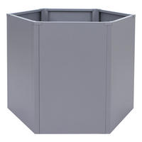 HOCHBEET 77x100x88cm Grau - Grau, Metall (100/77/88cm) - PROREGAL