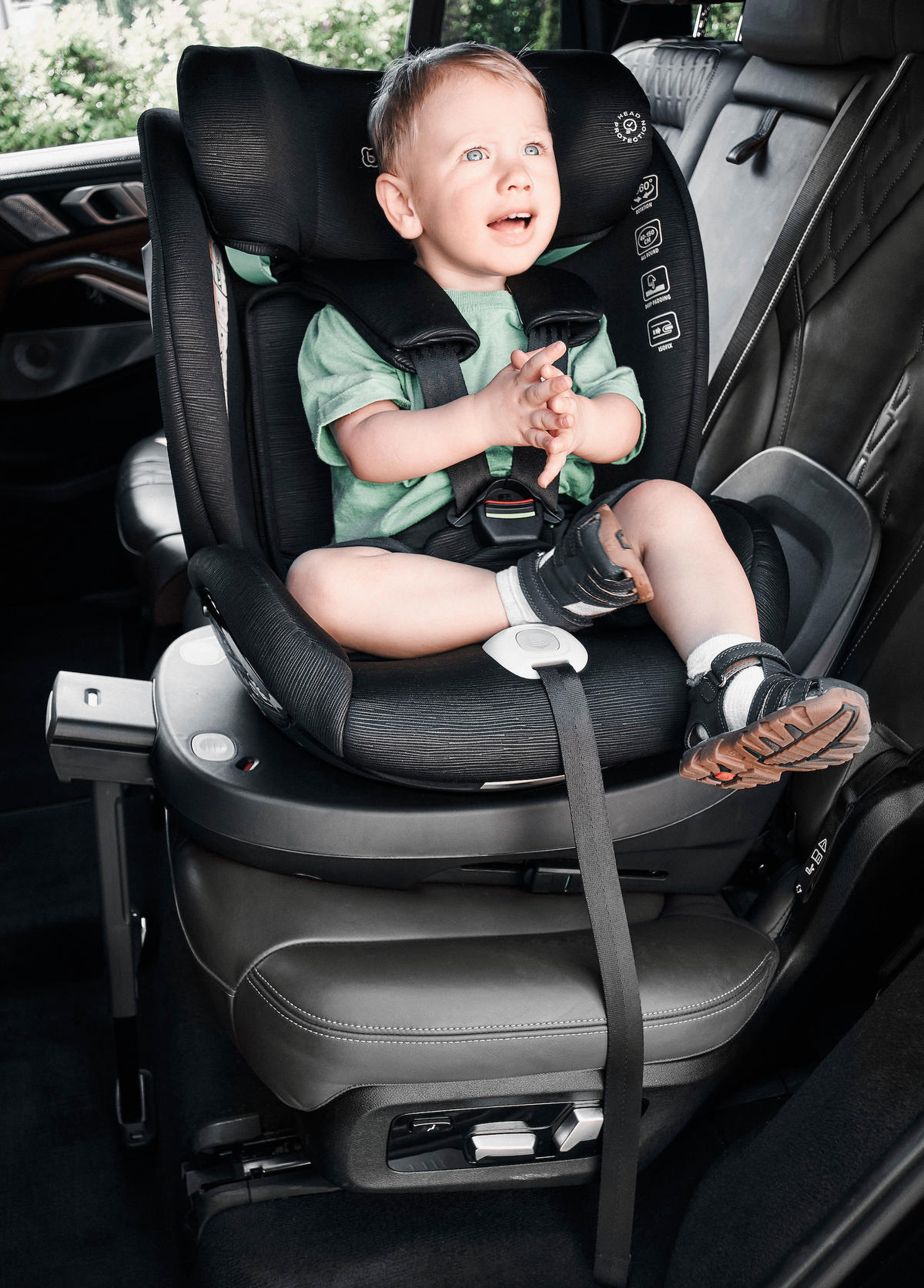 REBOARDER Prime 360 schwarz - Schwarz, Kunststoff (57/46cm) - BabyGo