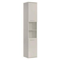 BAD HOCHSCHRANK Der Kapitän - Beige, Holzwerkstoff (33/180/34cm) - Mokebo