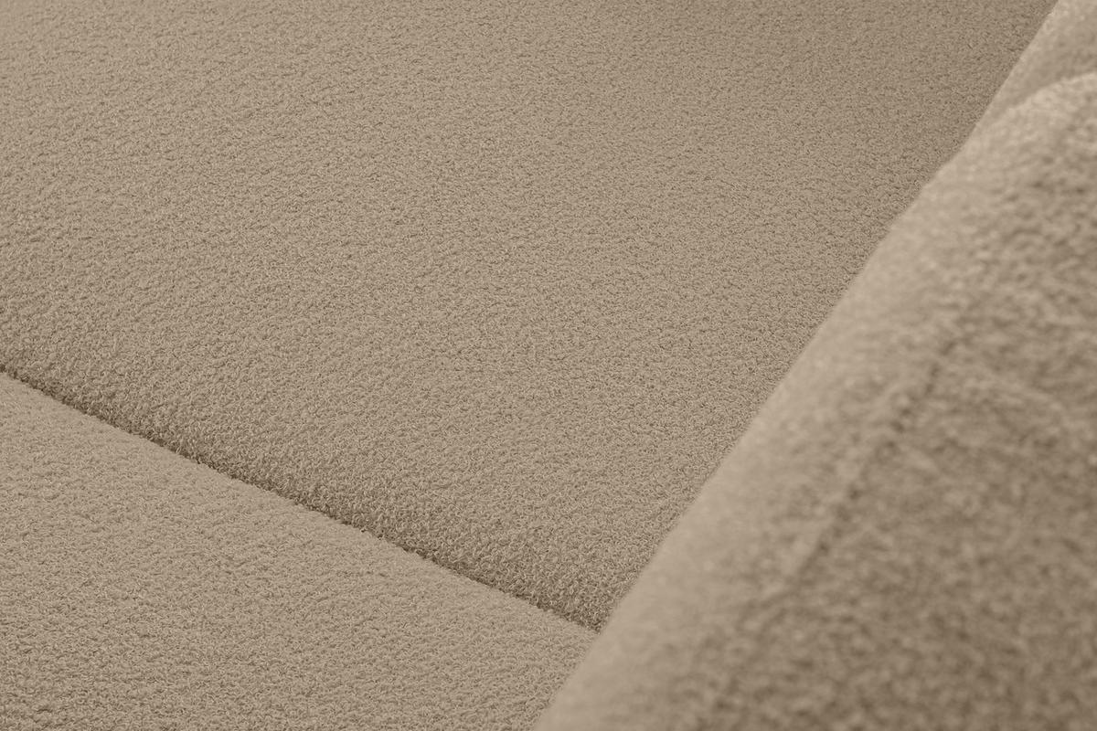 SOFA TAGIO mit Armlehnen, Beige - Beige/Braun, Buchenholz/Textil (153/80/84cm) - KONSIMO®