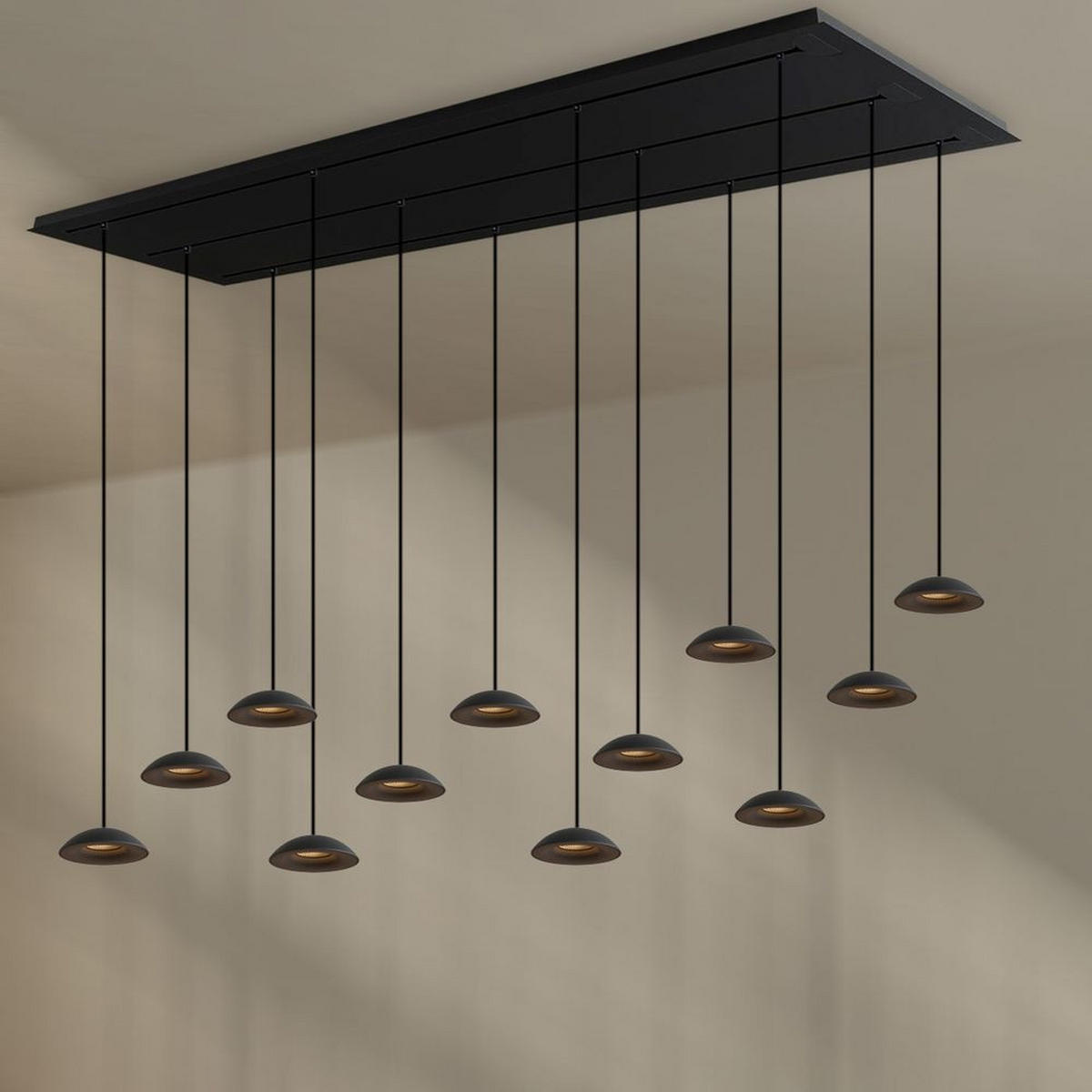 LED-HÄNGELEUCHTE Santa Air 12-flammig Weiß - Weiß, Metall (11/11/3.2cm) - s.luce