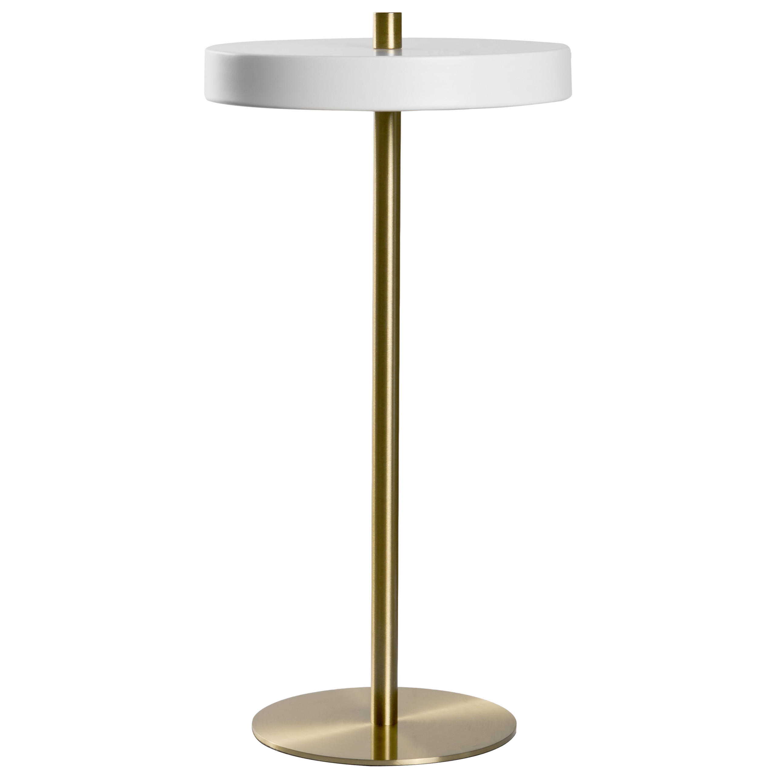 Beliani Led Weiß, Messing 20x41x20 cm