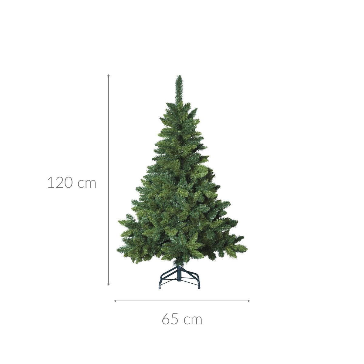 WEIHNACHTSBAUM mit Ständer 120 cm - Grün, Kunststoff (65/120cm) - Fééric Lights and Christmas