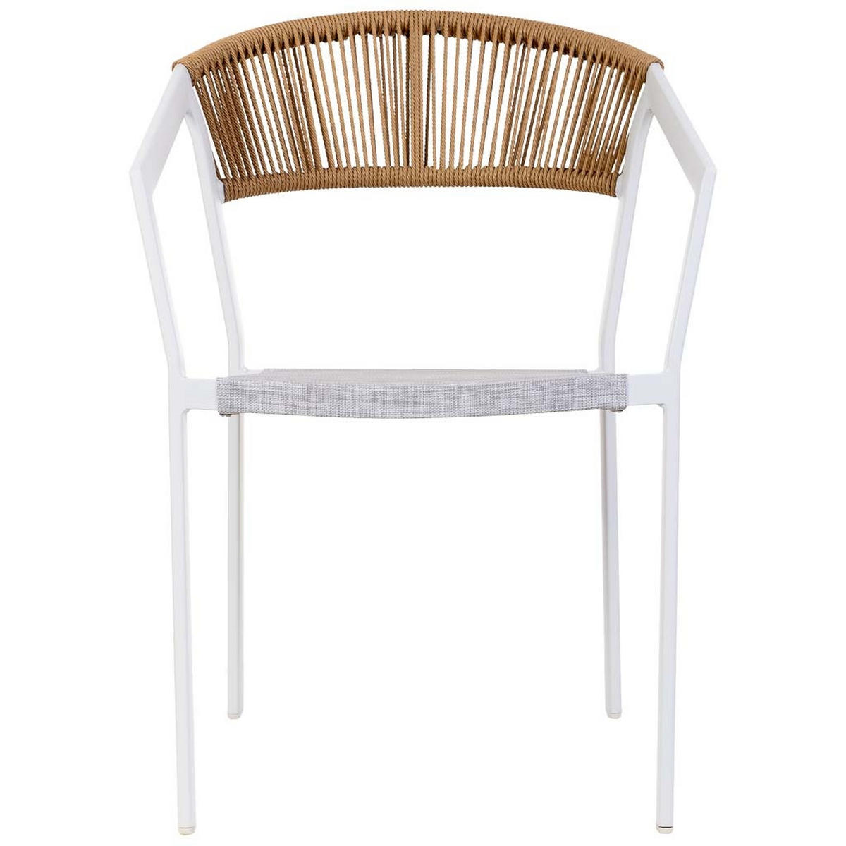 STUHL, weiß, 57x62x78cm - Weiß, Metall (57/78/62cm) - Wanderlust