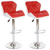 BARHOCKER Rot 2er-Set - Rot, Textil (44/106/49cm) - MCW