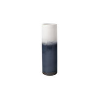 VASE Lave Home weiß-blau ↕ 25 cm - Blau/Weiß, Keramik (25cm) - like.Villeroy & Boch